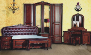 Спальный комплект мебели "Виченца" - Орех