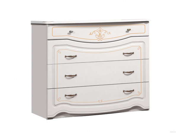 Спальня «Луиза 6» - Слоновая кость