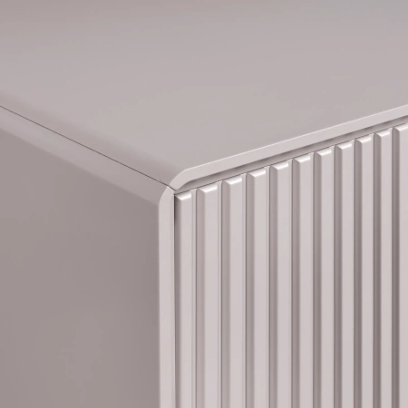 Комод "Севилья" высокий 5ящ. - Кашемир серебро (эмаль)