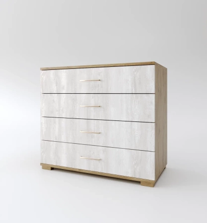 Спальня "Мишель" - Дуб Наварра / Бетон пайн светлый