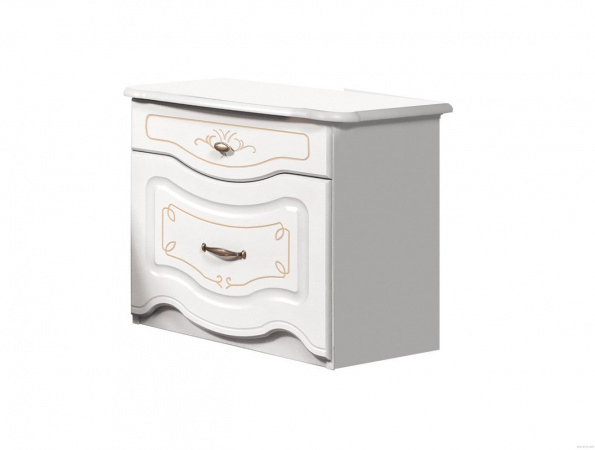 Спальня «Луиза 6» - Слоновая кость