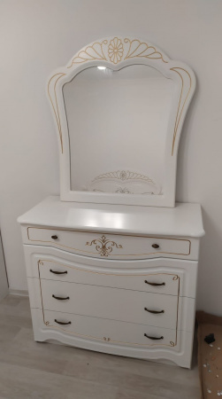 Спальня "Луиза 4" - Слоновая кость