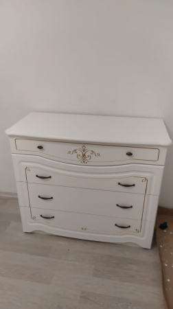 Спальня "Луиза 4" - Слоновая кость