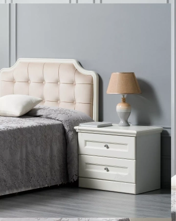 Спальный комплект мебели "Каталея" - Ваниль