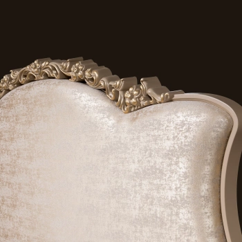 Кровать "Моника 2" 1600х2000  -  Капучино (эмаль)