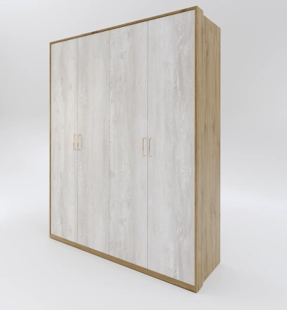 Спальня "Мишель" - Дуб Наварра / Бетон пайн светлый