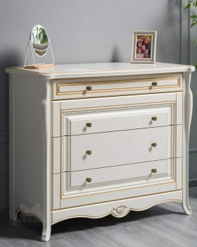 Спальный комплект мебели "Виченца" - Ваниль