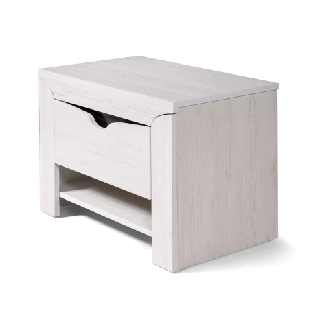 Тумба прикроватная "Гарда" - Сосна Рандерс (белый цвет)