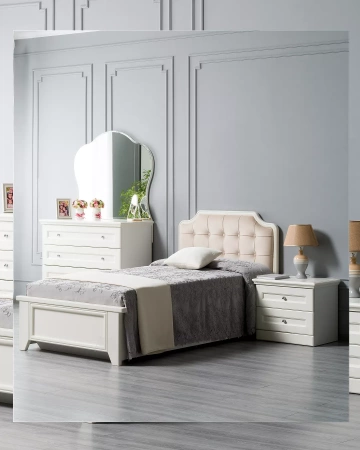 Спальный комплект мебели "Каталея" - Ваниль
