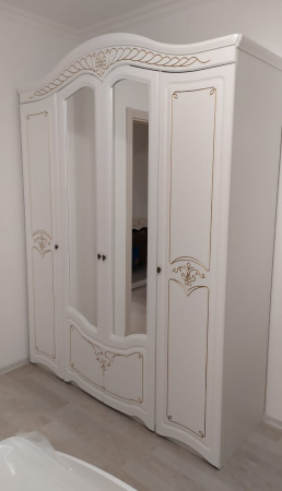 Спальня "Луиза 4" - Слоновая кость